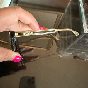 Gucci Black and Gold Women's Eye Glasses